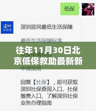 北京低保救助新篇章,温馨日常与友情纽带在行动(往年11月30日新闻)