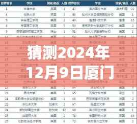 猜测2024年12月9日厦门热门限号，限号风云中的温情一日——厦门，2024年12月9日
