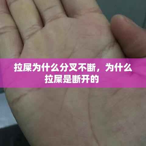 拉屎为什么分叉不断,为什么拉屎是断开的